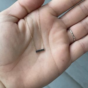 Dana Rebecca Sylvie Rose Bar necklace